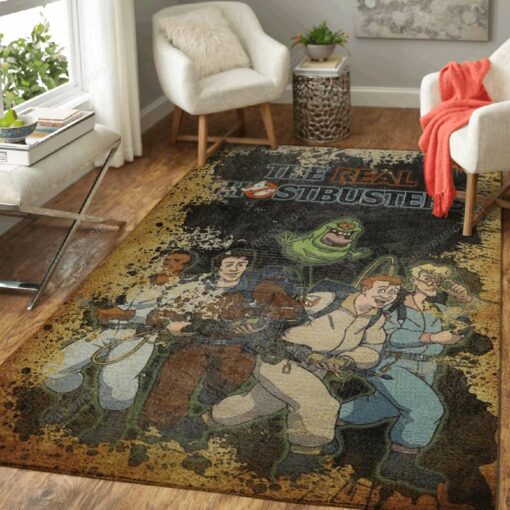 The Real Ghostbusters Area Rug - Custom Size And Printing