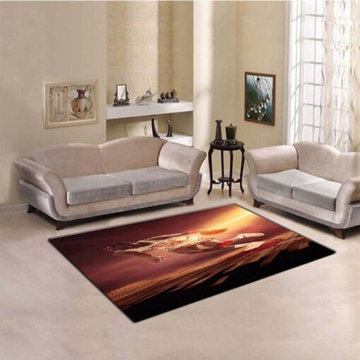 Chicago Bulls Living Room Area Rug - Custom Size And Printing