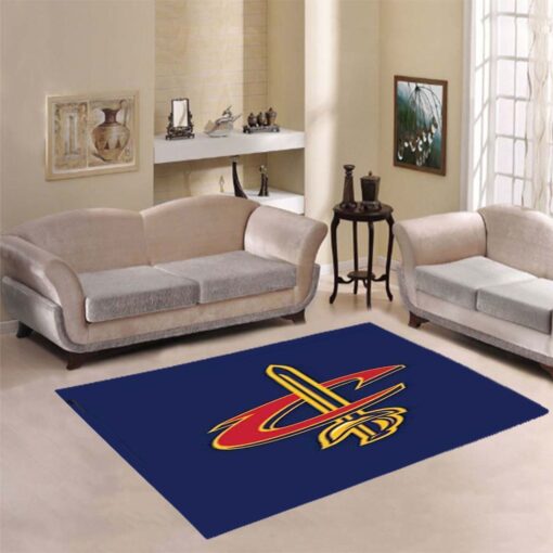 Cleveland Cavaliers Living Room Area Rug - Custom Size And Printing