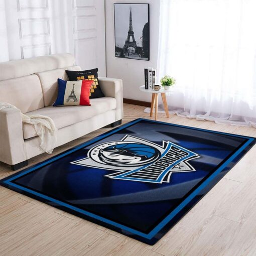 Dallas Mavericks Living Room Area Rug - Custom Size And Printing