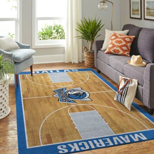 Dallas Mavericks Living Room Area Rug - Custom Size And Printing (Copy)