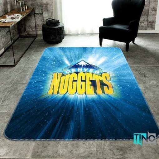 Denver Nuggets Living Room Area Rug - Custom Size And Printing