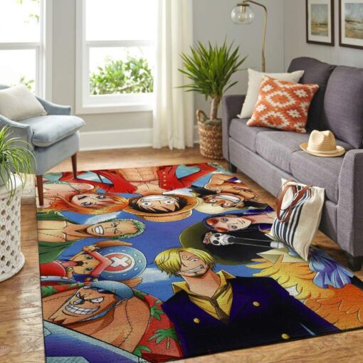 Luffy Living Room Area Rug - Custom Size And Printing
