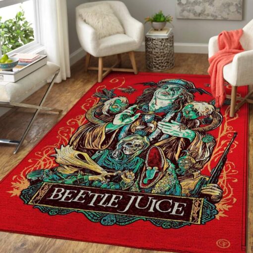 Beetlejuice Area Limited Edition Rug - Custom Size And Printing