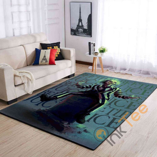 Beetlejuice Area Rug - Custom Size And Printing