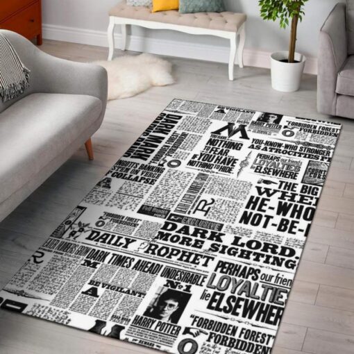 Beetlejuice Area Rug Floor Decor And Home Decor - Custom Size And Printing