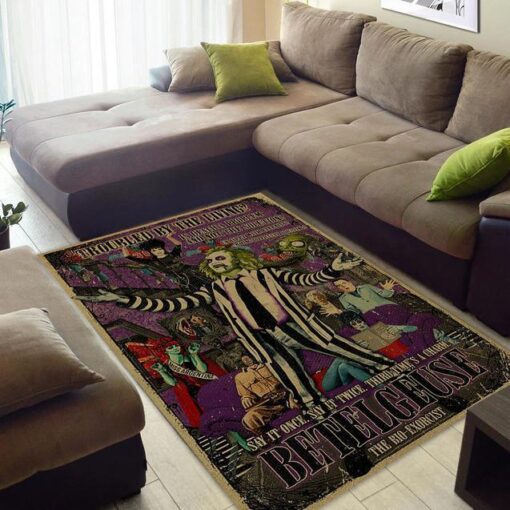 Beetlejuice Troubled By The Living Rug - Custom Size And Printing