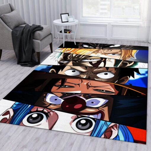 One Piece Eyes Anime Area Rug Living Room - Custom Size And Printing