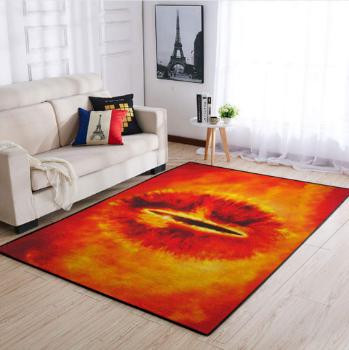 Lord Of The Rings Area Rug - Floor Decor Area Rug - Custom Size And Printing