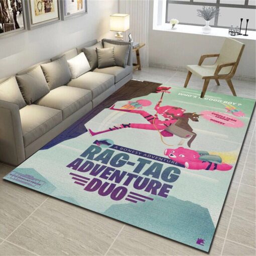 Fortnite Mark Borgions Rag Tag Adventure Duo Rugs, Living Room - Custom Size And Printing
