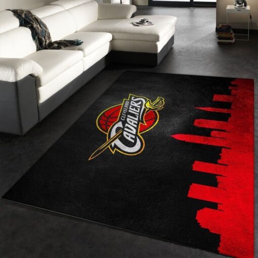 Cleveland Cavaliers Nba - Area Rug Living Room - Custom Size And Printing