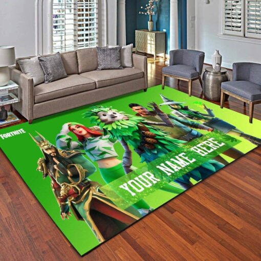 Fortnite Personalized Rug - Living Room - Custom Size And Printing