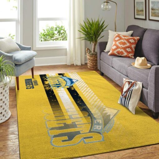 Denver Nuggets Nba Limited Edition Rug - Custom Size And Printing