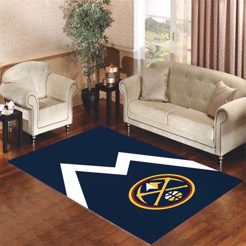 Denver Nuggets Simbol Living Room Carpet Rug – Custom Size And Printing