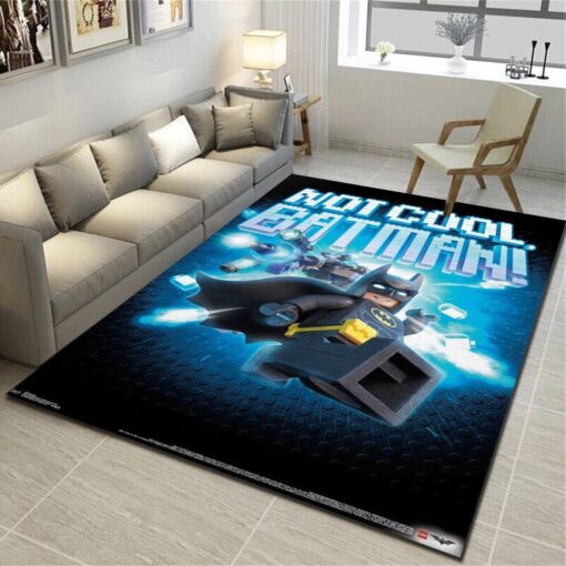 Lego Batman Not Cool Area Rugs, Living Room Bedroom - Custom Size And Printing