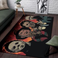 Horror Movie Legends Nice Gift Area Rug – Custom Size And Printing