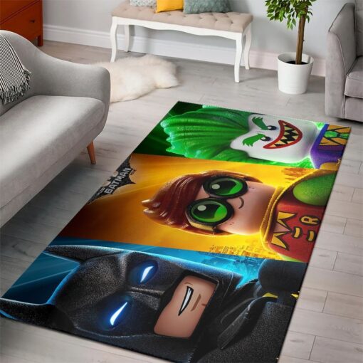 The Lego Batman Movies Collection Area Rug - Living Room - Custom Size And Printing