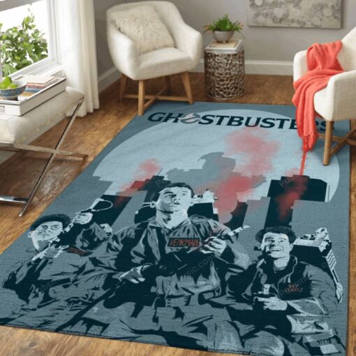 Ghostbusters - Classic Movies Area Rug Carpet - Custom Size And Printing
