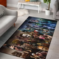Horror Movie Legends area rug, Horror Movie Legends Carpet, Horror Movie Legends – Custom Size And Printing