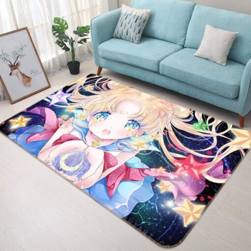 Sailor Moon Anime - Area Rug - Living Room - Custom Size And Printing