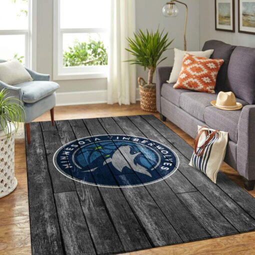 Minnesota Timberwolves Living Room Area Rug - Custom Size And Printing