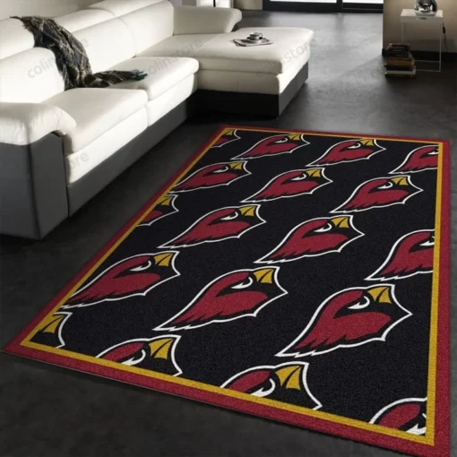 Arizona Cardinals Repeat Rug NFL Team Area Rug Carpet - Custom Size And Printing