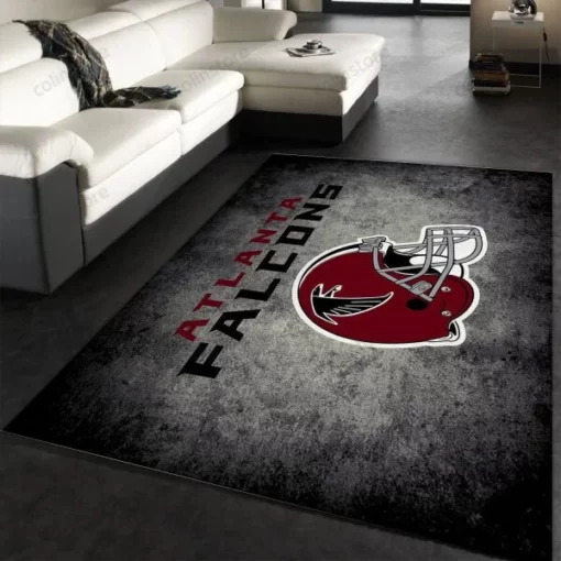 Atlanta Falcons Imperial Distressed NFL Living Room Carpet Area Rug - Custom Size And Printing