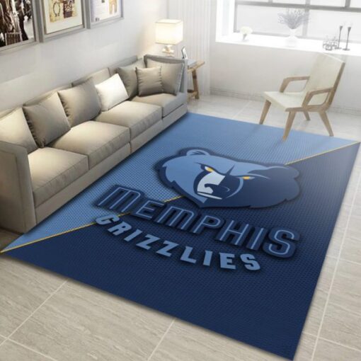 Memphis Grizzlies Gifts Nba Living Room Carpet Rug Home Decor - Custom Size And Printing