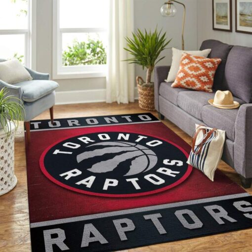 Toronto Raptors Living Room Area Rug - Custom Size And Printing