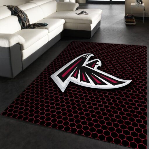 Atlanta Falcons NFL Rug Room Carpet Sport Custom Area Floor Home Decor - Custom Size And Printing