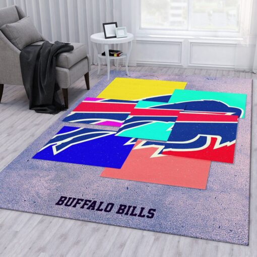 Buffalo Bills NFL Rug Living Room Rug Floor Decor Home Decor - Custom Size And Printing