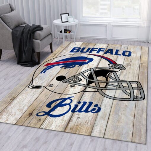 Buffalo Bills Football NFL Rug Bedroom Rug Christmas Gift Us Decor - Custom Size And Printing