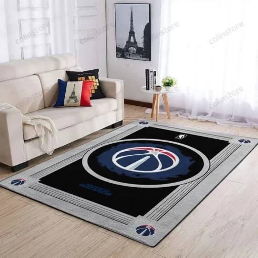 Washington Wizards Gifts Nba Living Room Carpet Area Rug Home Decor - Custom Size And Printing