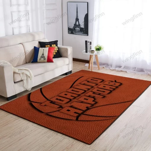 Toronto Raptors Area Rug Nba Basketball Team Logo Area Rug - Living Room And Bed Room Rug - Custom Size And Printing