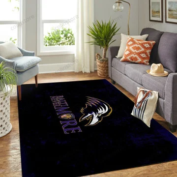 Baltimore Ravens Football Rug