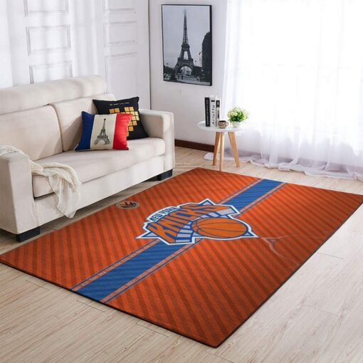 New York Knicks Living Room Area Rug - Custom Size And Printing