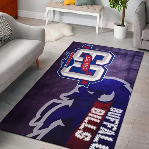 Buffalo Bills American Football Team Area Rug - Custom Size And Printing