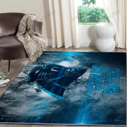 Carolina Panthers Area Area Rug - Custom Size And Printing