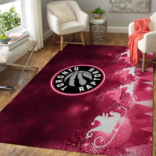 Toronto Raptors Living Room Area Rug - Custom Size And Printing