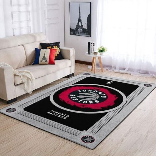 Toronto Raptors Living Room Area Rug - Custom Size And Printing