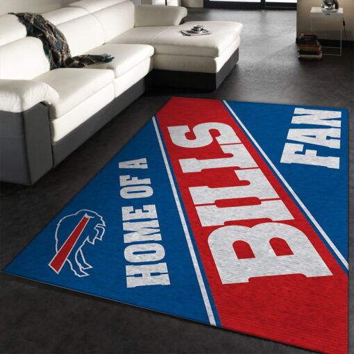 Buffalo Bills Team Rug NFL Area Rug Carpet Kitchen Rug - Custom Size And Printing
