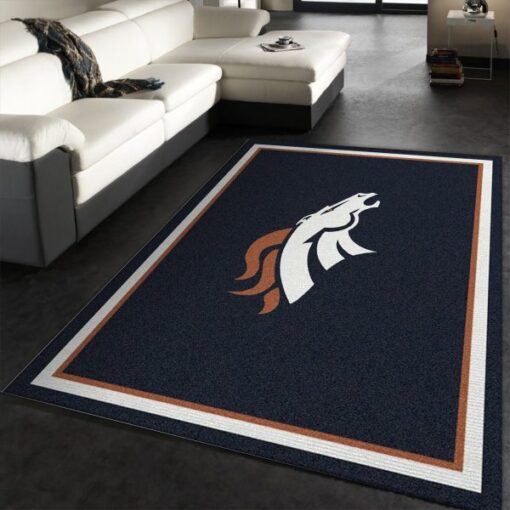 Denver Broncos Imperial Spirit Rug Nfl Team Logos Area Rug - Custom Size And Printing
