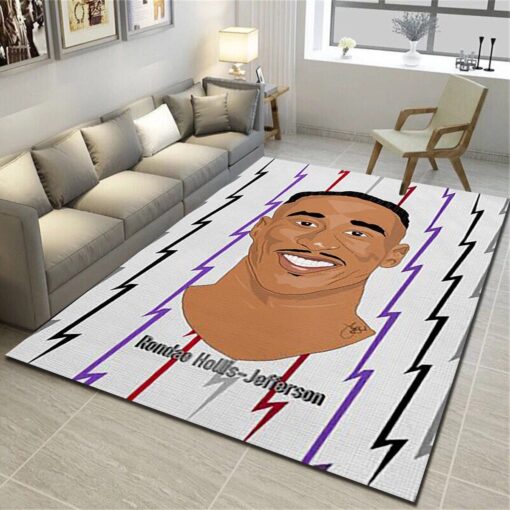 Toronto Raptors Area Rugs, Basketball Team Living Room Carpet - Custom Size And Printing