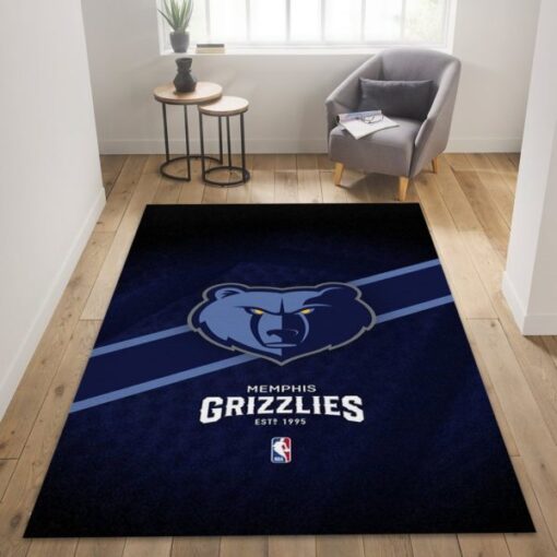 Memphis Grizzlies Est 1995 Living Room Rug Nba Rug Floor Decor - Custom Size And Printing