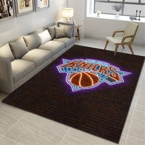 New York Knicks Rug - Basketball Team Living Room Carpet? Custom Size And Printing
