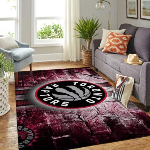 Toronto Raptors Living Room Area Rug - Custom Size And Printing