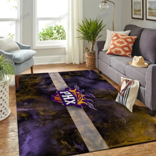 Phoenix Suns Living Room Area Rug - Custom Size And Printing