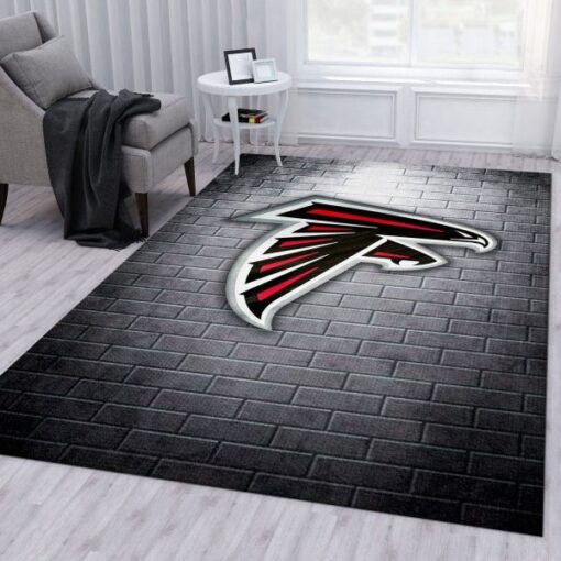 Atlanta Falcons NFL Area Rug Bedroom Rug Family Gift Us Decor - Custom Size And Printing