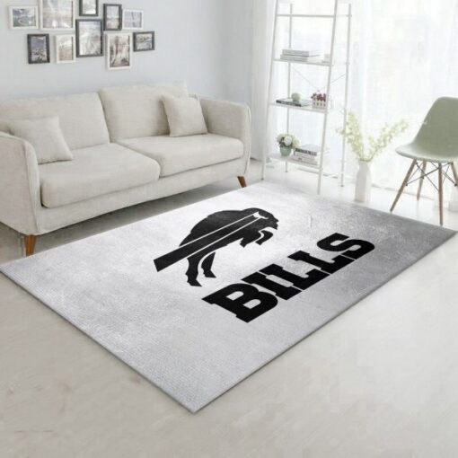 Buffalo Bills NFL Area Rug Carpet, Living Room Rug - Us Gift Decor - Custom Size And Printing