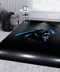 Carolina Panthers Nfl Team Logo Nice Gift Home Decor Rectangle Area Rug -  Peto Rugs